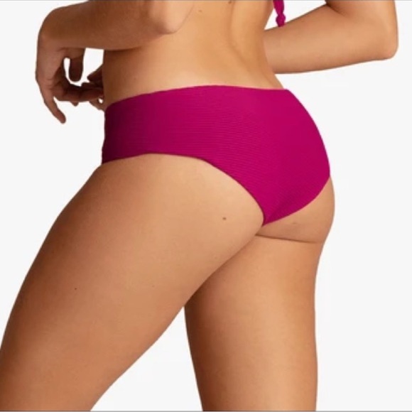 Boys + Arrows Magenta Pink Ribbed Bikini Set- Dylan Top + Wallace Bottoms - Picture 16 of 16